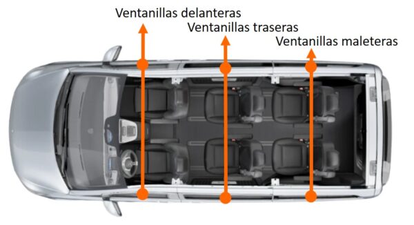 Renault Trafic L1H1 desde 2014 (Zona trasera sin revestimiento y doble puerta trasera) - Imagen 13